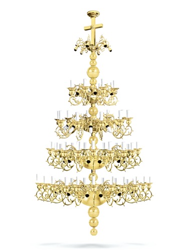 Панікадило бронзове, 102 лампи, 88747